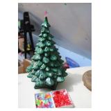18" Ceramic Lighted Christmas Tree
