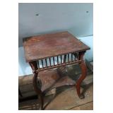 Ornate Oak Parlor Table