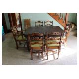 Mahogony Dining Table & Chairs
