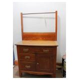 Antique Oak Antique Wash Stand