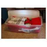 Tub of Blankets, Tablecloths