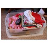 Tub Full of Strawberry Linens