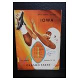 1960 Iowa Vs. Oregon State program