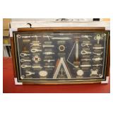 Framed Nautical Knot Display