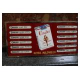 13"x 28" Cavalier Cigarette Price Sign
