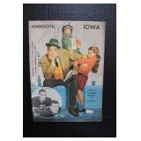 1961 Minnesota vs. Iowa Program