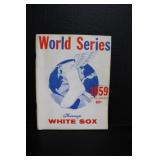 1959 World Series Chicago White Sox Program
