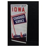 Standard Oil Co. Iowa Highway Map