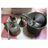 Funnels, Fixture, & White Lead Bucket