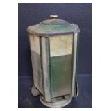 Vintage Metal & Glass Revolving Dispenser