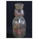 Meadow Gold Cream Top Dairy Bottle
