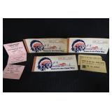 1957 Santa Fe Railroad Train Tickets