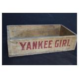 Vintage Yankee Girl Dovetail Cigar Box