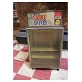 Lighted Sabre Knives Display Case