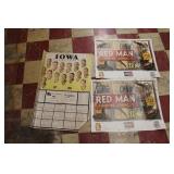 Red Man Posters & 1988 IA Basketball Calendar