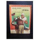 1958 Ohio State Vs. Iowa Program