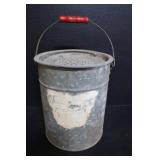 Vintage Galvanized Minnow Bucket