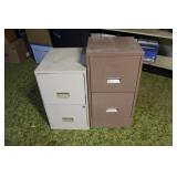 2 Drawer Metal File Cabinets