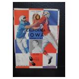 1961 Opening Game/California Vs. Iowa Program