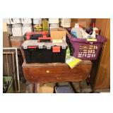 Contents of Table in Basement