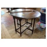 Drop Leaf Table, Cane
