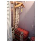 Shoe Storage, Wood Coat Hangers, Ottoman, Ironing