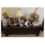 Walnut Blanket Chest & Contents