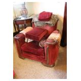 Upholstered Chair & Stool