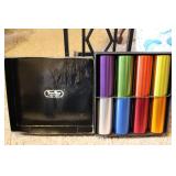 Vintage Perma Hues Aluminum Rainbow Tumblers