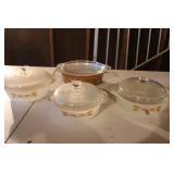 Vintage Pyrex Covered Casseroles