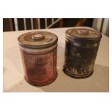 Vintage Velvet Tobacco Tins