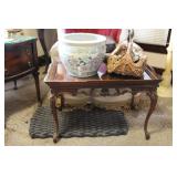 Table, Flowerpot, & Basket