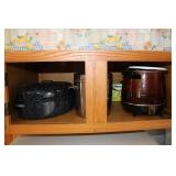 Crock Pot, Ice Bucket, Roaster