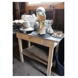 Garden Table & Contents