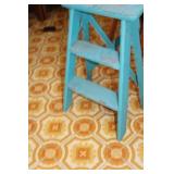 Vintage Painted Stepladder