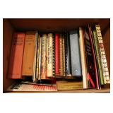 Painted Crate w/Cookbooks