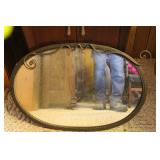 Modern Oval Mirror
