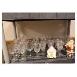 Silver Rim Stemware & Christmas
