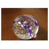 Wheaton Village Art Glass Swirls Paperweight