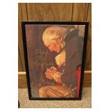 Painted "Pray For America " Picture