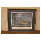 Dick Beckman Framed Print, "Moonlight Excursion On