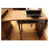 Dropleaf Rolling Typewriters Table