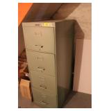 Metal 4 Drawer File Cabinet