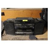 JVC  Digital Dual Cassette/CD Player Speaker,