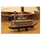 Mark Twain Paddleboat Model