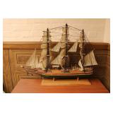Young America 1853 Clipper Ship Wood Model