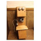 Stromberg Oak Wall Phone