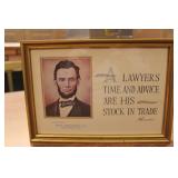 Abraham Lincoln Framed Quote