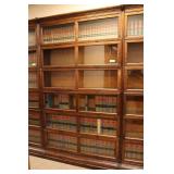 Gunn Antique Oak Double Pane 6-Stack Barrister Boo