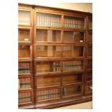 Gunn Antique Oak Double Pane 6-Stack Barrister Boo